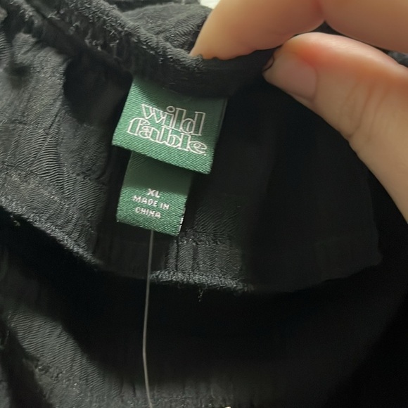 NWT Wild Fable XL Black Mini Dress - Picture 2 of 5
